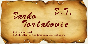 Darko Torlaković vizit kartica
